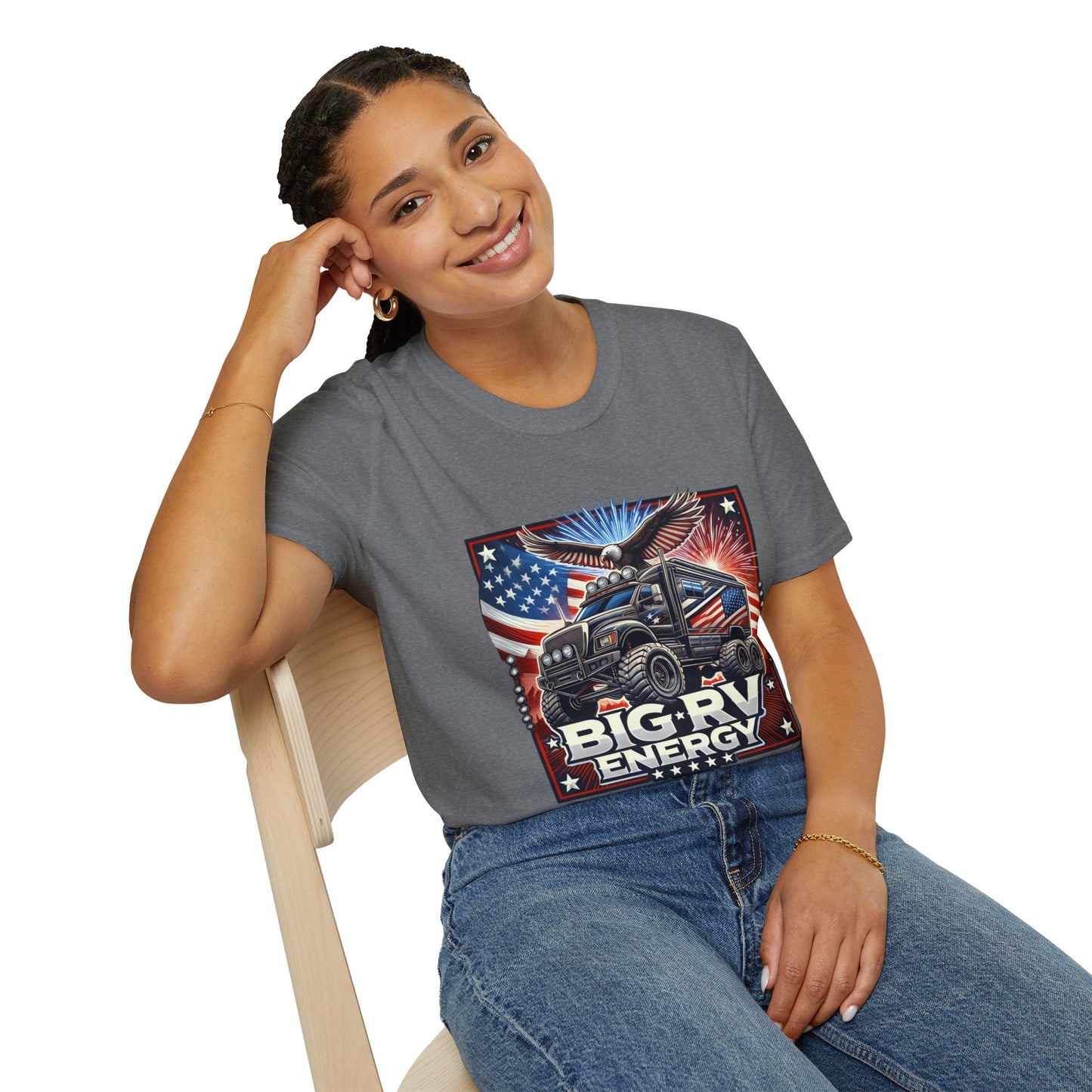 🔥🚐 Big RV Energy T-Shirts – Wear the Road, Own the Adventure! 🏔️