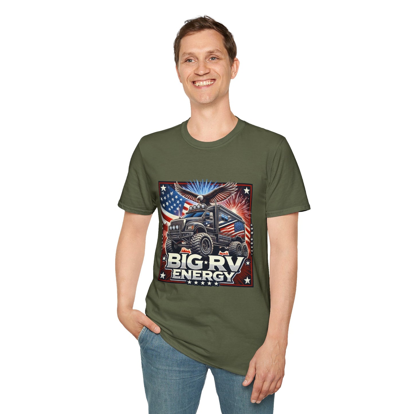 🔥🚐 Big RV Energy T-Shirts – Wear the Road, Own the Adventure! 🏔️