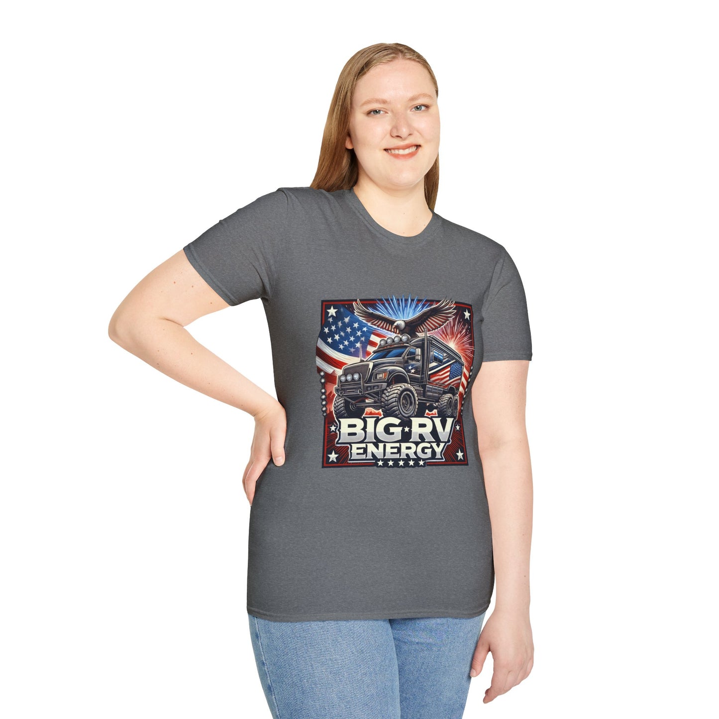 🔥🚐 Big RV Energy T-Shirts – Wear the Road, Own the Adventure! 🏔️