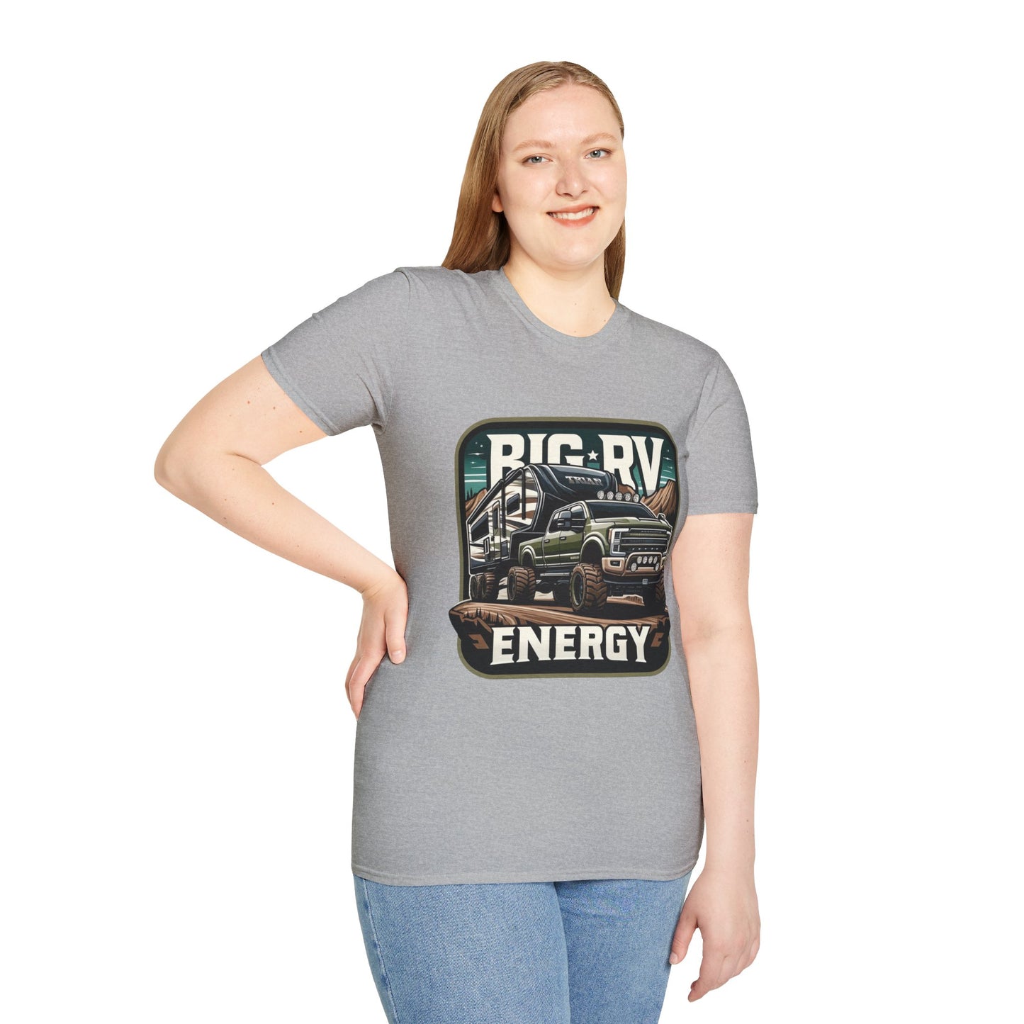 🔥🚐 Big RV Energy T-Shirts – Wear the Road, Own the Adventure! 🏔️