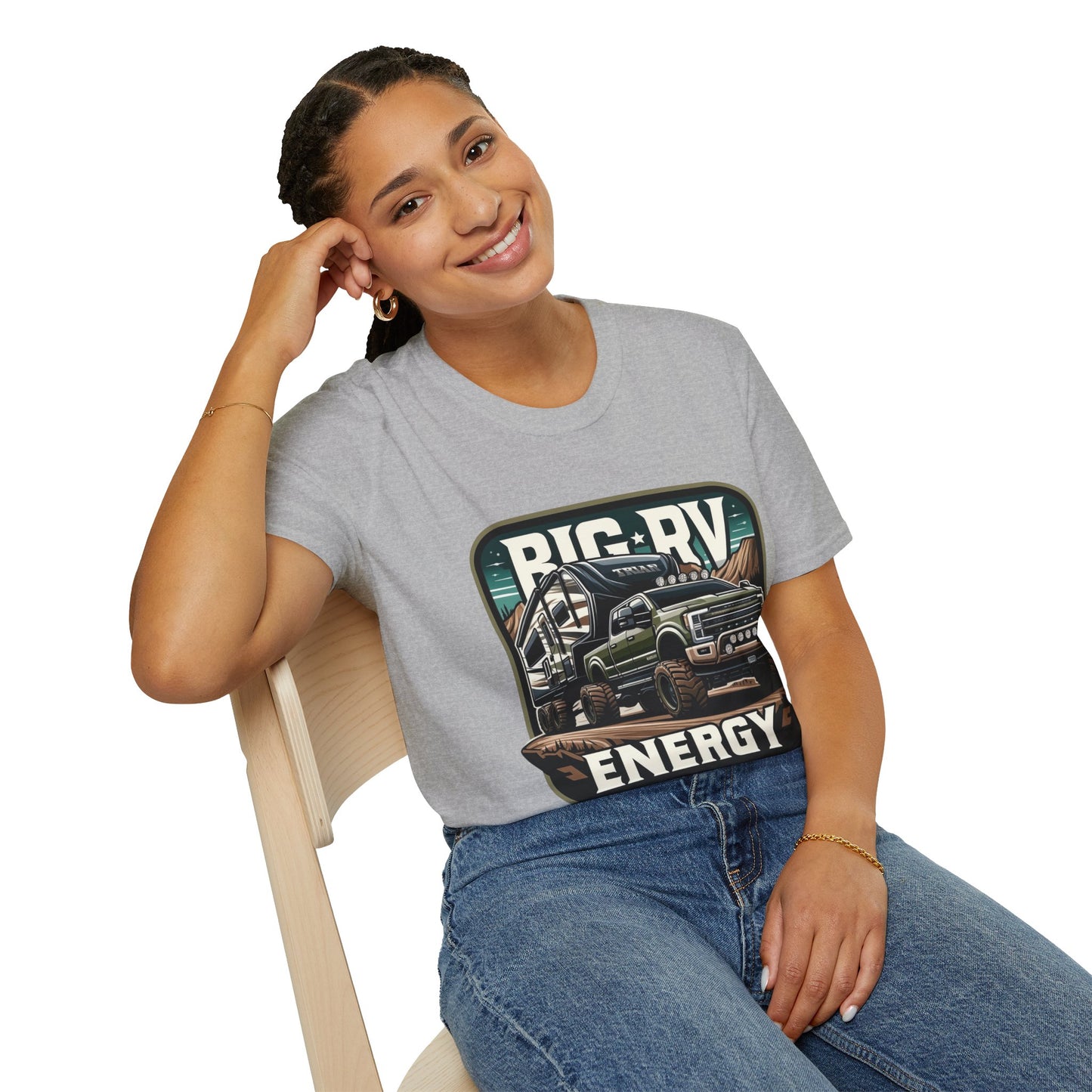 🔥🚐 Big RV Energy T-Shirts – Wear the Road, Own the Adventure! 🏔️