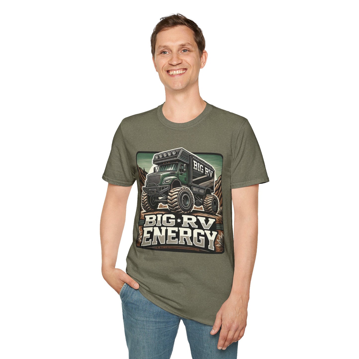 🔥🚐 Big RV Energy T-Shirts – Wear the Road, Own the Adventure! 🏔️