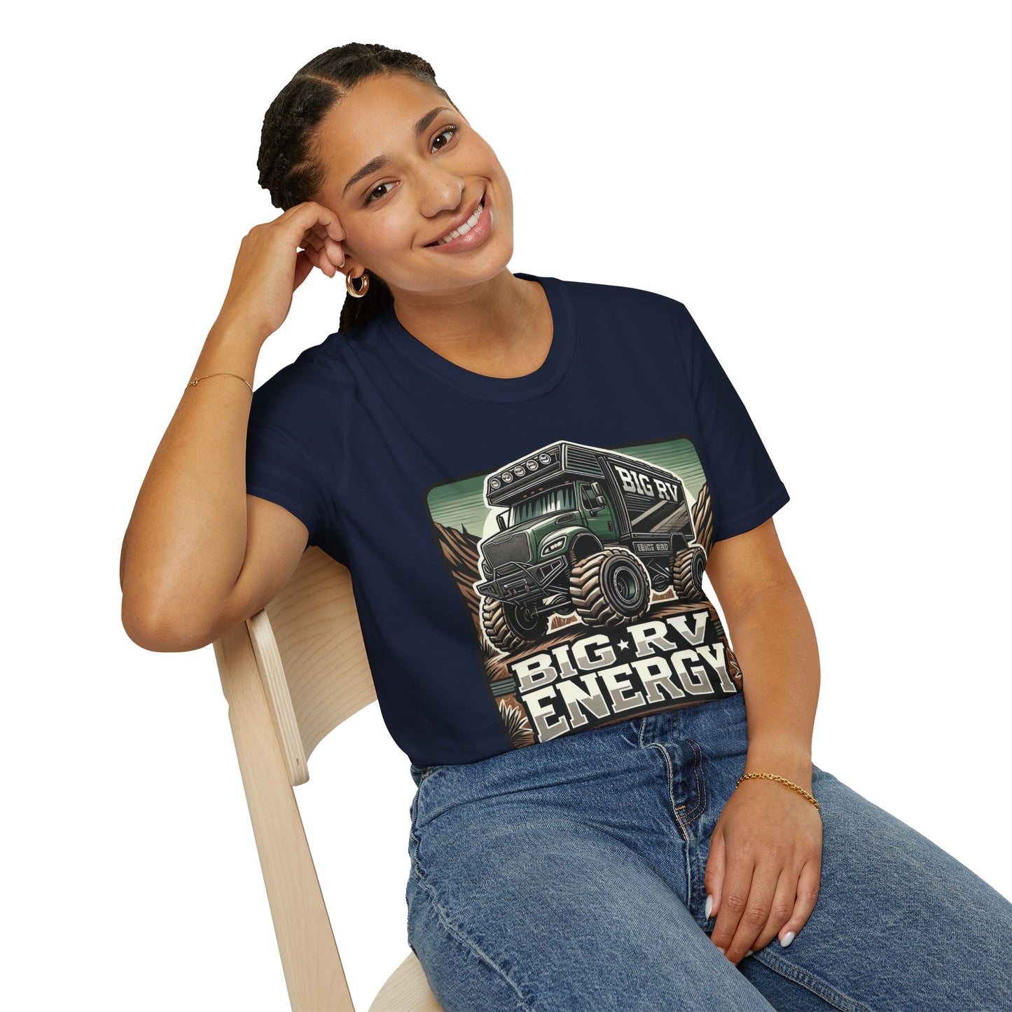 🔥🚐 Big RV Energy T-Shirts – Wear the Road, Own the Adventure! 🏔️