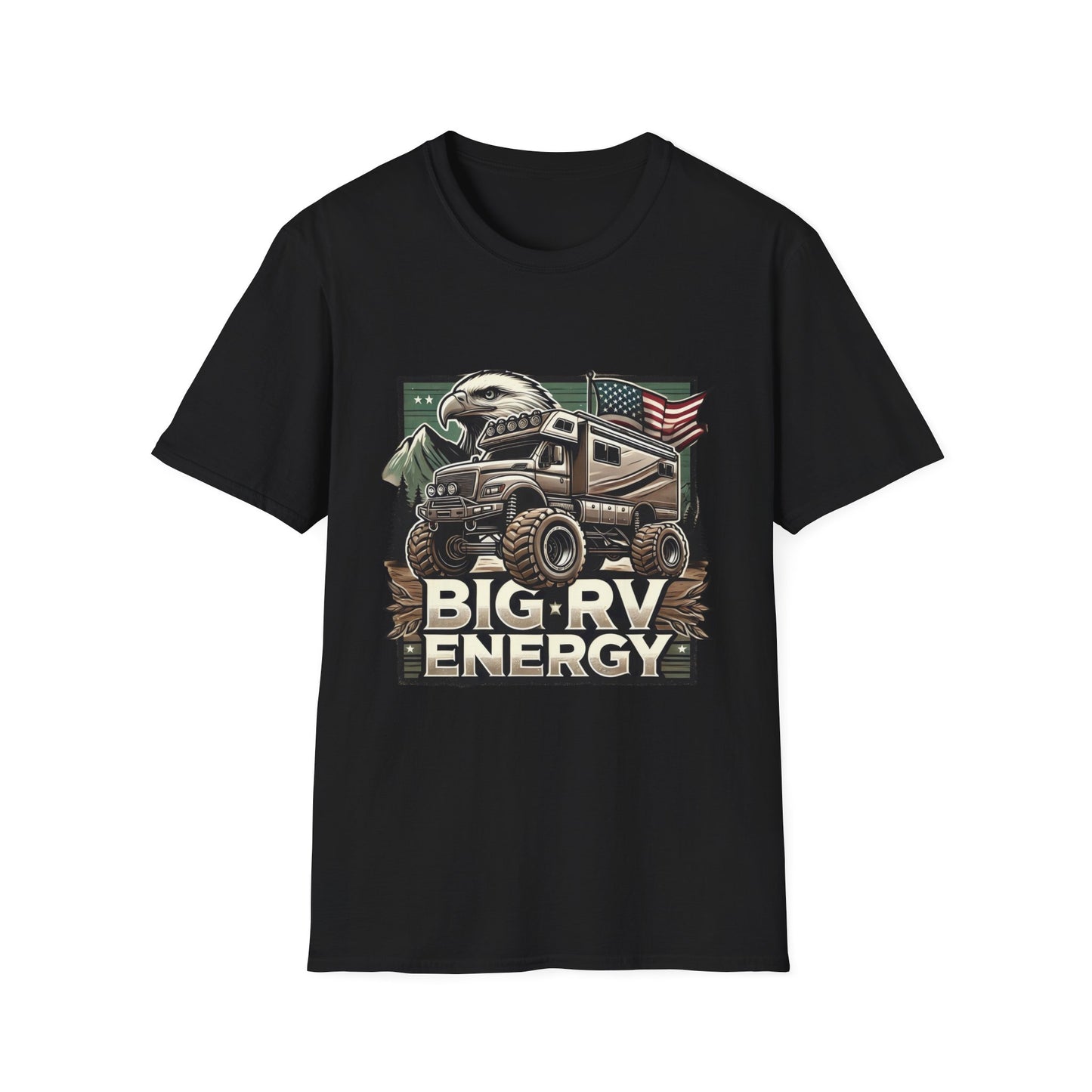 🔥🚐 Big RV Energy T-Shirts – Wear the Road, Own the Adventure! 🏔️