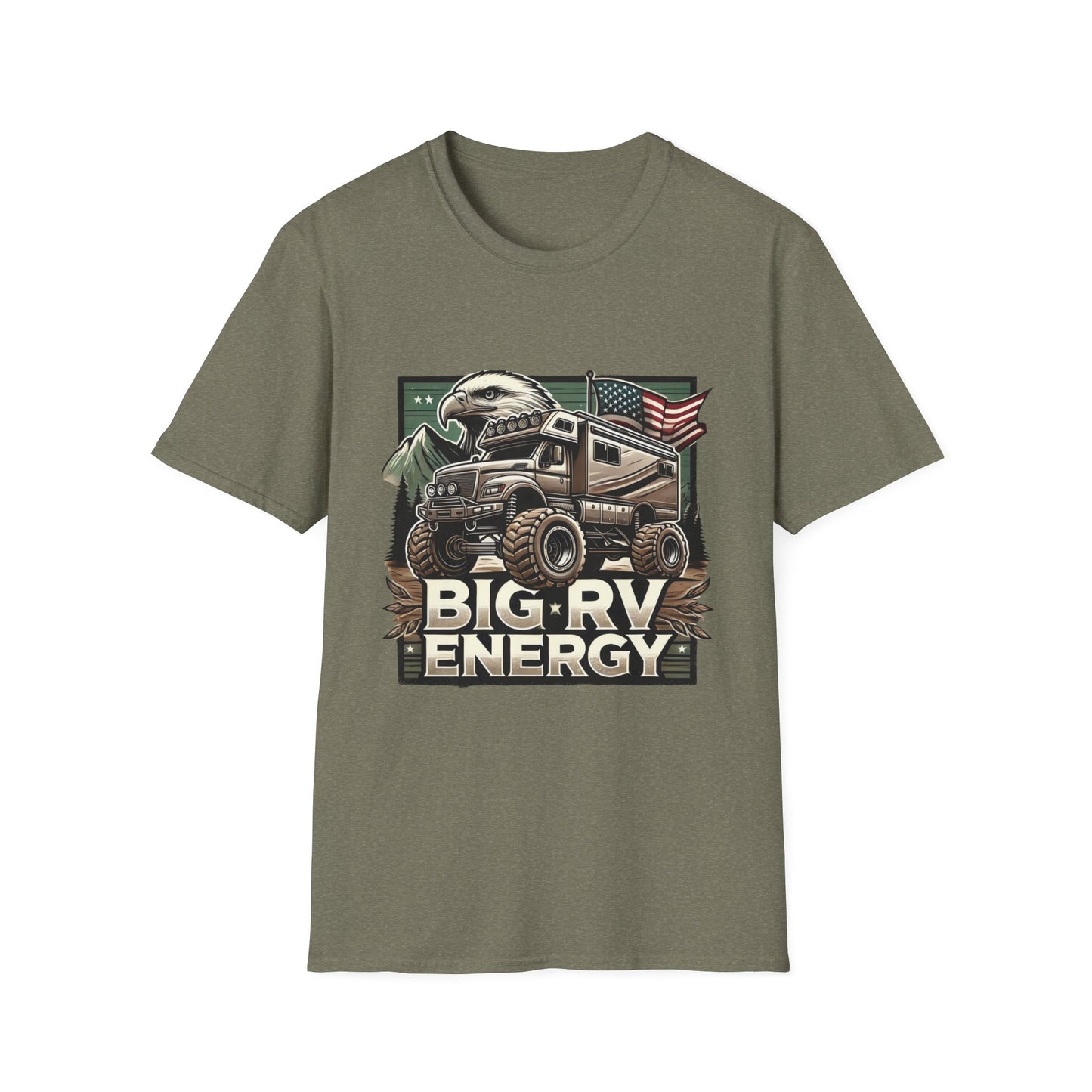 🔥🚐 Big RV Energy T-Shirts – Wear the Road, Own the Adventure! 🏔️