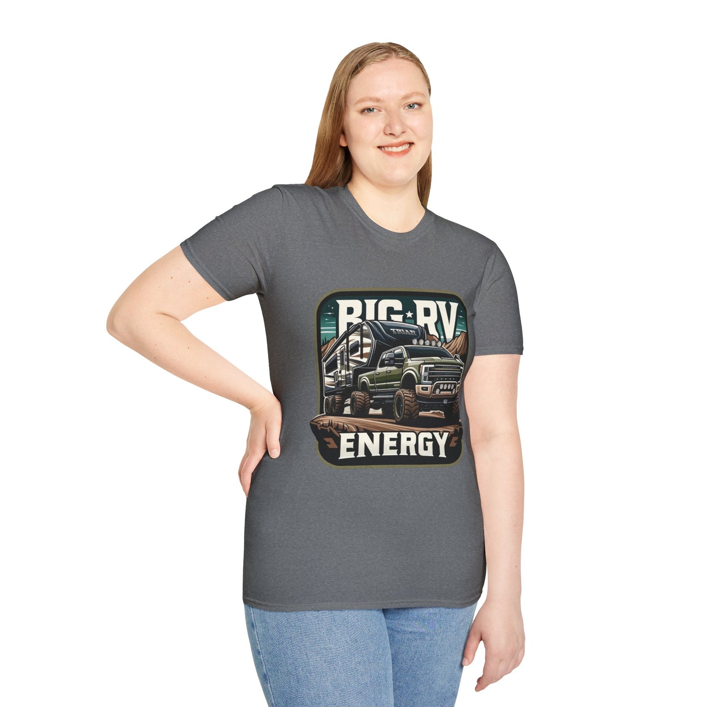 🔥🚐 Big RV Energy T-Shirts – Wear the Road, Own the Adventure! 🏔️