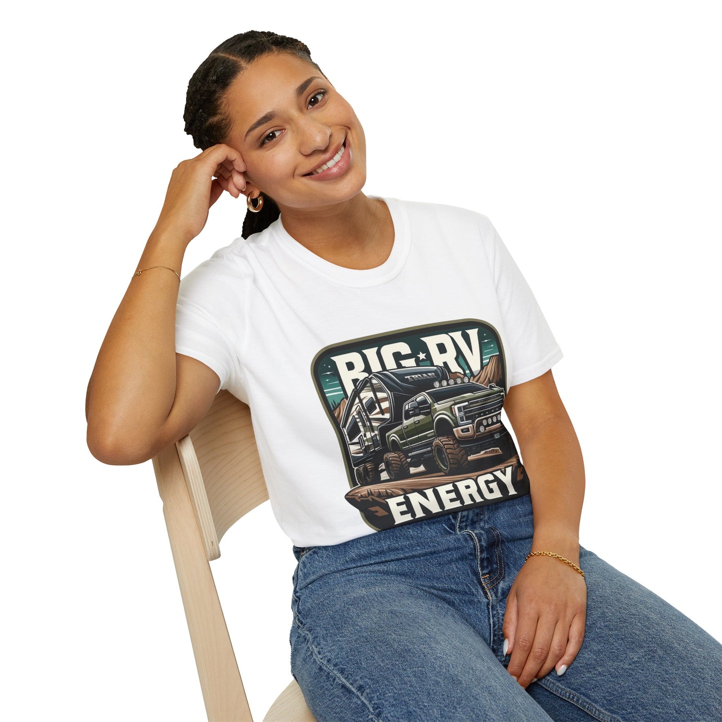 🔥🚐 Big RV Energy T-Shirts – Wear the Road, Own the Adventure! 🏔️