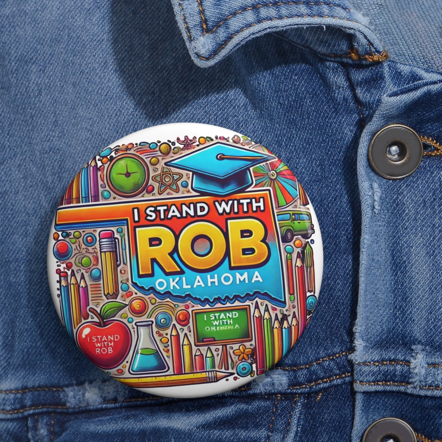 Pin It Proud – Stand With Rob! 📌🎓