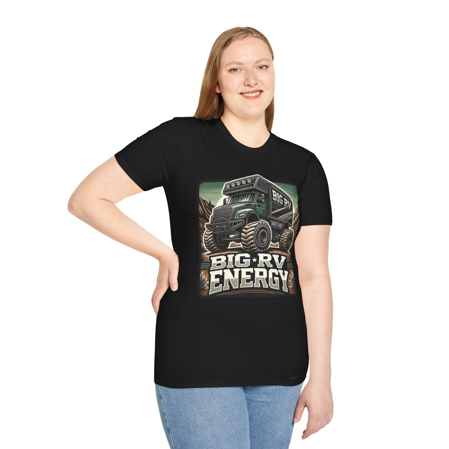 🔥🚐 Big RV Energy T-Shirts – Wear the Road, Own the Adventure! 🏔️