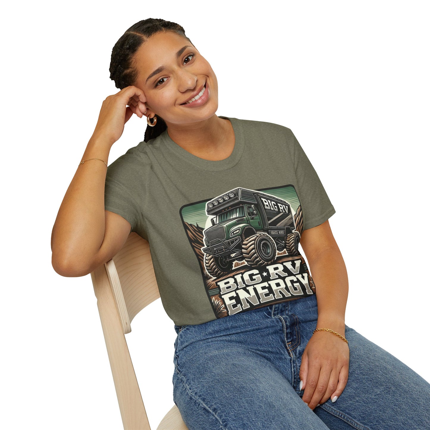 🔥🚐 Big RV Energy T-Shirts – Wear the Road, Own the Adventure! 🏔️