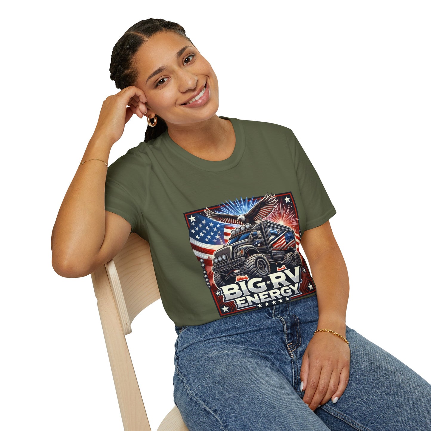 🔥🚐 Big RV Energy T-Shirts – Wear the Road, Own the Adventure! 🏔️