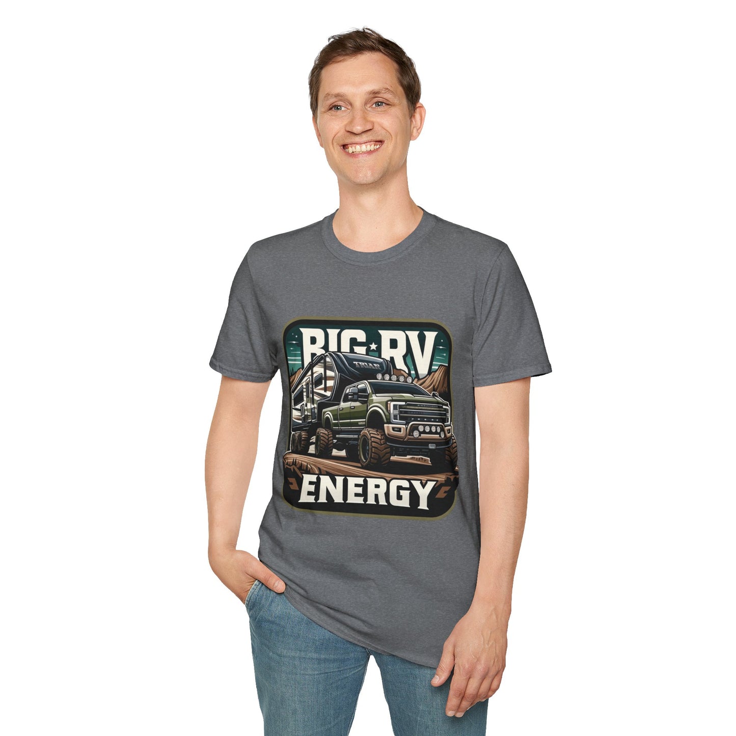 🔥🚐 Big RV Energy T-Shirts – Wear the Road, Own the Adventure! 🏔️