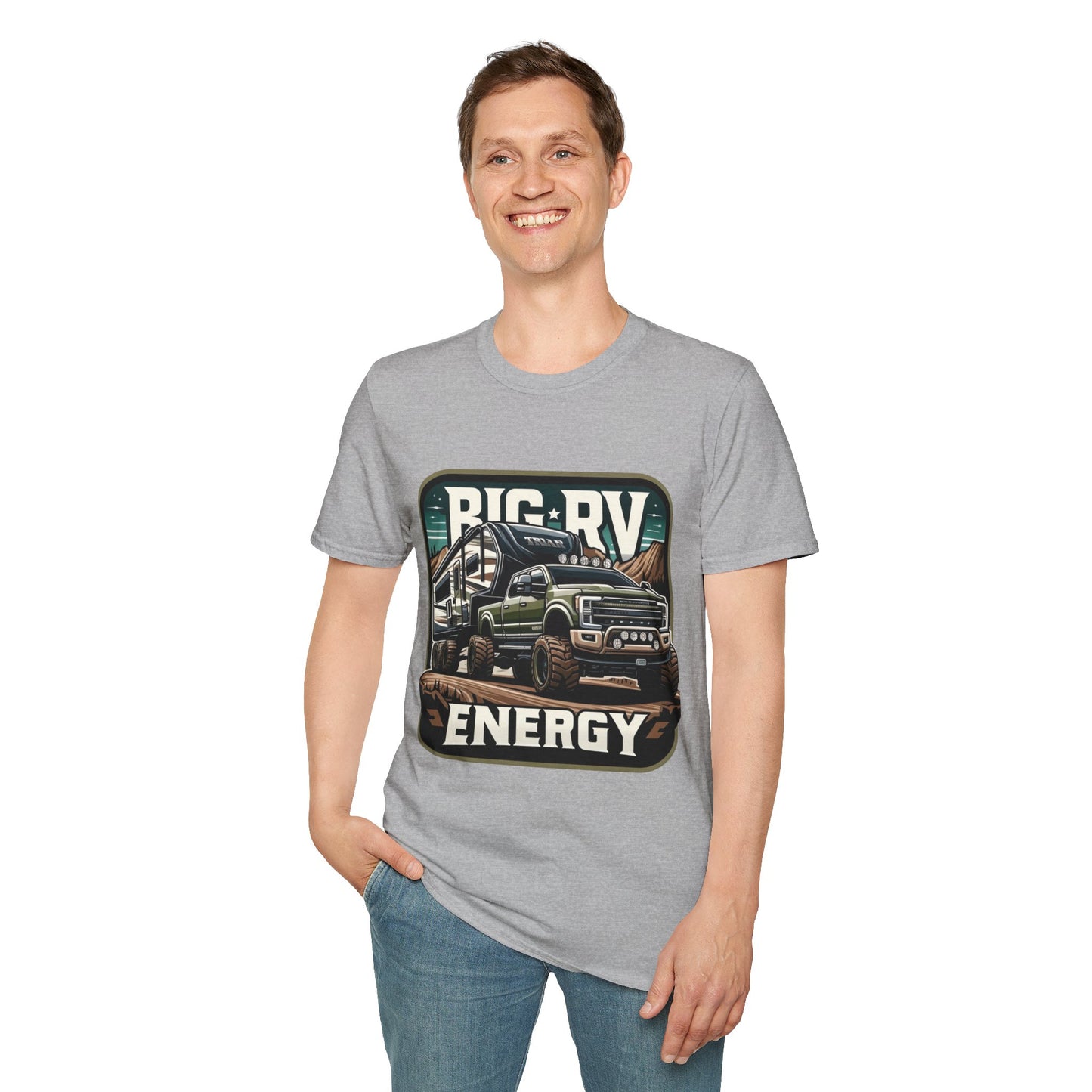 🔥🚐 Big RV Energy T-Shirts – Wear the Road, Own the Adventure! 🏔️