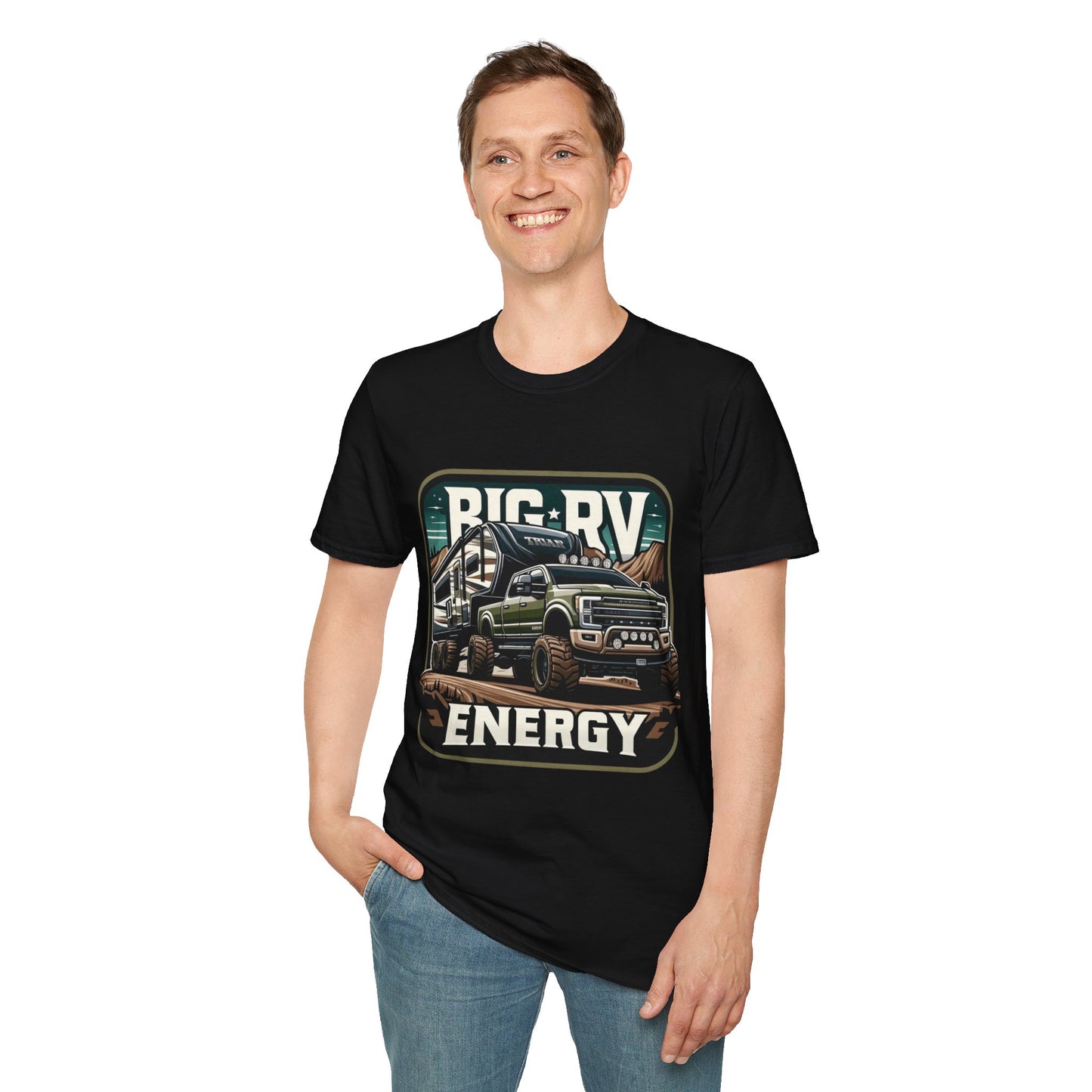 🔥🚐 Big RV Energy T-Shirts – Wear the Road, Own the Adventure! 🏔️