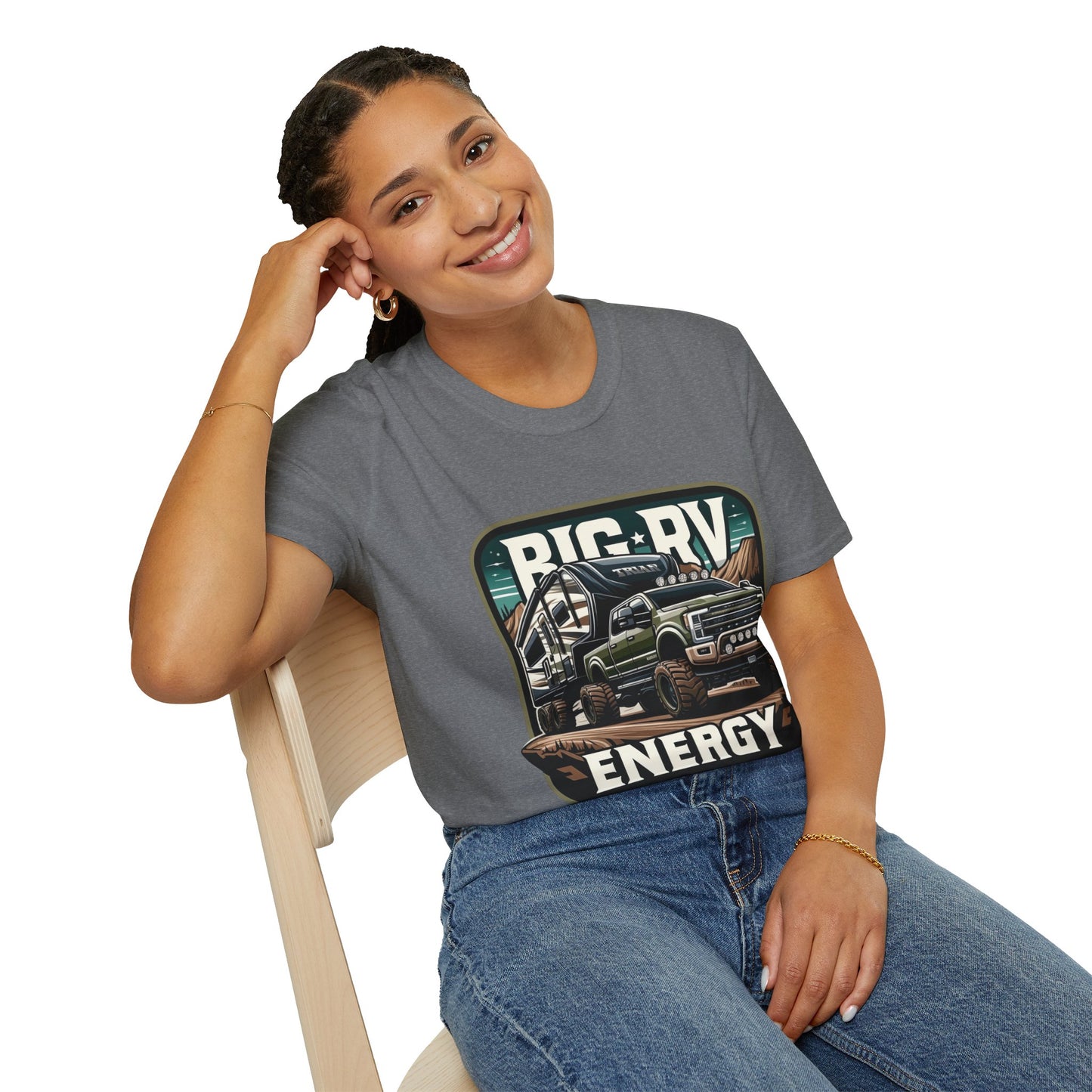 🔥🚐 Big RV Energy T-Shirts – Wear the Road, Own the Adventure! 🏔️