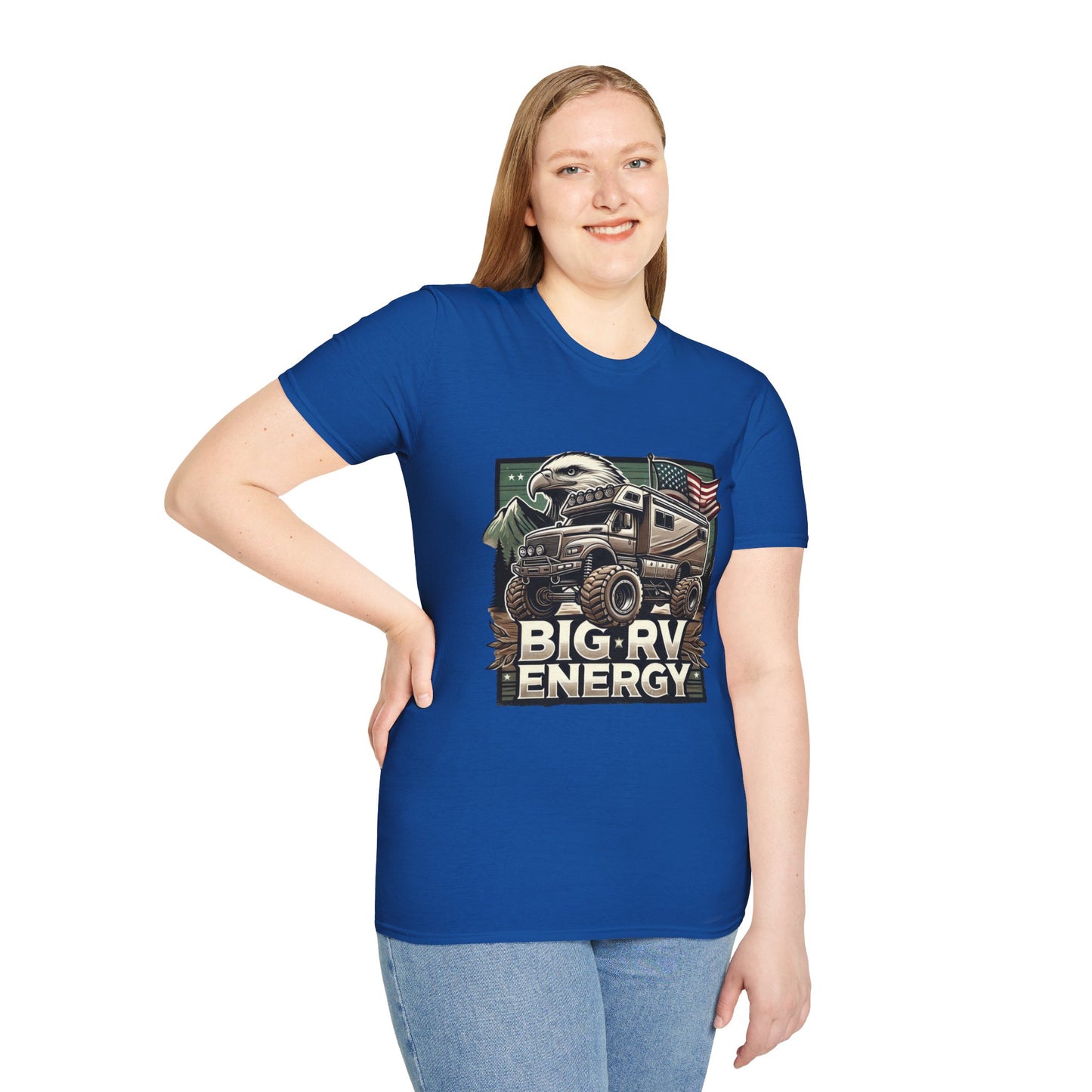 🔥🚐 Big RV Energy T-Shirts – Wear the Road, Own the Adventure! 🏔️