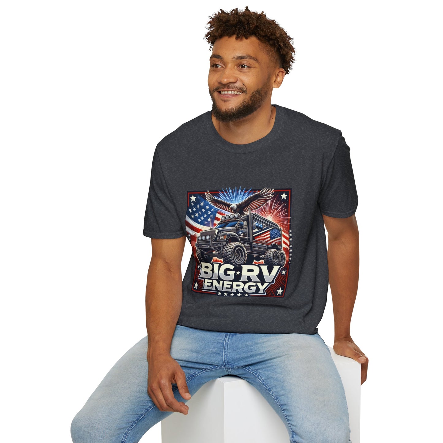 🔥🚐 Big RV Energy T-Shirts – Wear the Road, Own the Adventure! 🏔️